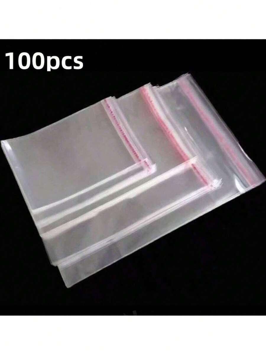 Bolsas grandes de celofán autosellantes con adhesivo, bolsas de plástico de celofán transparentes y resellables para empaquetar ropa, camisetas, pantalones y accesorios. Bolsas autoadhesivas, bolsas planas, bolsas para tarjetas, bolsas de plástico autoadhesivas