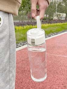 1 bình nước thể thao dung tích lớn 800/550/350ml trong suốt, tiện dụng cho hoạt động ngoài trời, du lịch, văn phòng. - trắng - Xem 6