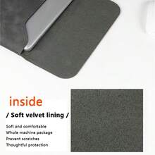 13.3 Inch Laptop Sleeve, 13-13.3 Inch Shock-Resistant Laptop Inner Bag, Compatible With Macbook 13 Air 13 13.6 M4 M3 M2 M1/Pro 13/Pro 14, HP, Asus, Lightweight Carrying Laptop Bag, Envelope-Style PU Leather Business Briefcase, 12.9 Inch Tablet Bag, Unisex - Multicolor - View 6