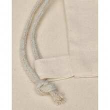 Single Strap Drawstring Bag (Natural) - Beige - View 3