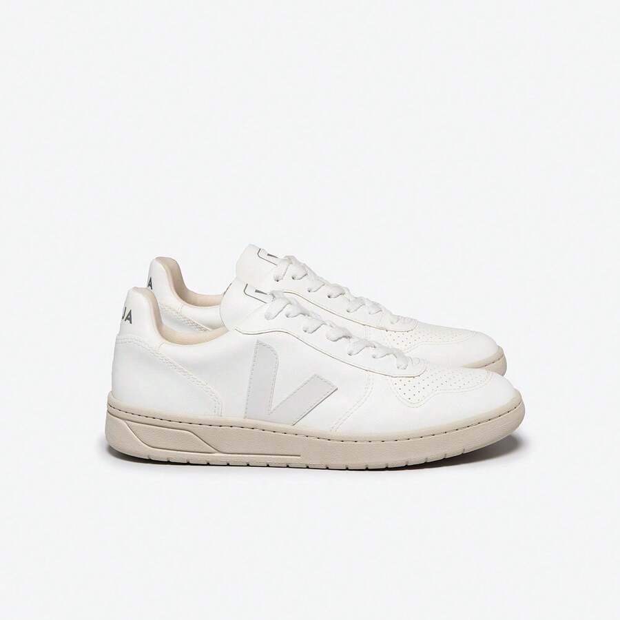 Veja Unisex V-10 C.W.L Shoes For Women And Men - Veja Sneakers Women - Veja Sneakers Men - 白色 - 查看 1