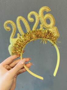 12个/4个/1个 2026新年流苏发箍，新年除夕派对，元旦庆祝活动发饰 - 彩色 - 查看 13