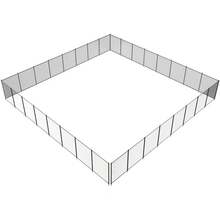 Valla para piscina  , 4 x 96 pies, valla para piscinas enterradas, valla de para niños extraíble, valla para piscina de fácil instalación, valla de piscina de PVC Teslin de 340 g que protege a niños y mascotas - 4 x 96 pies - Ver 8