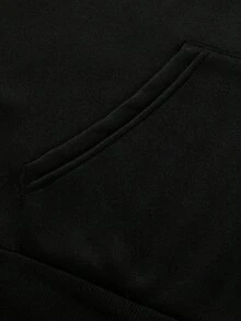 Y2K Men's Hooded SweatshirtRestock Salefashion  Casual Hoodie, Street  Print,250g Polyester Men's And Women's Clothing Casual And Cozy Hoodies Leyo,  Long Sleeve Hooded Sweatshirt, Casual Versatile Top For Autumn Winter - màu đen - Xem 5