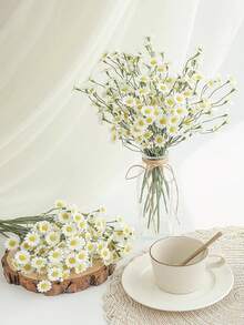 10/30 piezas Flores de manzanilla artificial de 10 pulgadas, flores de margarita artificial, plantas artificiales, arreglos de boda, decoraciones para el hogar y la oficina, colgantes de jardín exterior, arte floral colgante de patio, flores de pared, accesorios de fotografía, decoración de habitaciones, decoración del hogar, arreglo floral de jarrón para sala de estar y dormitorio, decoraciones de Año Nuevo, accesorios de decoración de dormitorio, regalos de decoración del Día de San Valentín