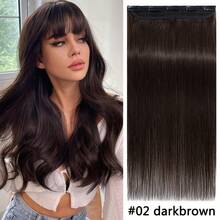 巴西接发片自然直发雷米真人发隐形无缝接发片 - 彩色 - 查看 15