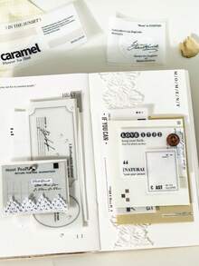 1 Rolle PET-Klebeband, wiederverwendbares dekoratives Collagematerial, Scrapbooking, Bastelmaterial, geeignet für Geschenke, Büro, Zuhause, Markierung, Beschriftung, Klassenzimmer, Unterhaltungsspielzeug, Schülerplaner, kreative Vintage-Deko-DIY