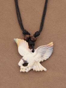 1 pieza Collar con colgante de águila de moda, ajustable, adecuado para uso diario de mujeres