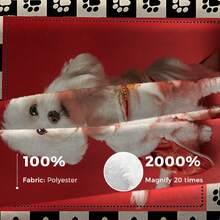 Cobertor Personalizado com Foto e Nome, Cobertor de Estimação Personalizável com Nome e Fotos, Cobertor de Cachorro Macio e Confortável, Presente para Pai de Cachorro, Presente para Amante de Animais de Estimação, Poliéster, Lavável em Máquina, Cobertor de Cachorro Médio