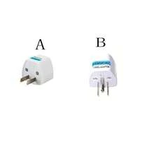 1pc Abs Us Standard Power Converter, Modern White Power Adaptor For Home Use