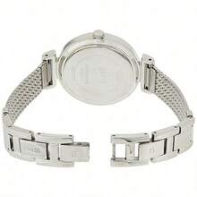 Guess Monroe W1152L3 Elegant Lady's Quartz Watch Silver Round Dial And Rose Gold Tone Mesh Bracelet Casual Watch For Women Suitable For Daily Business Wear Holiday Gift For Lover W1152L1/W1152L2/W1152L3