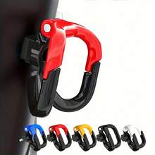 1pc SPORTULI Aluminum Alloy Motorcycle Helmet Hook - Dual Layer Luggage Rack Suitable For Scooter Bicycle - Durable Multifunctional Skateboard Accessories Bicycle Storage Solution, Fashionable Metal Appearance, Sturdy Design, High-Quality Construction