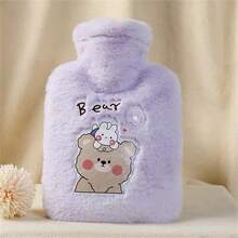 1 szt. Bardzo duży, gruby, miękki, długi, pluszowy termofor do rąk, napełniany woreczek na ciepłą dłoń, pluszowy termofor z kreskówkową powłoką antywybuchową, niezbędny na zimę