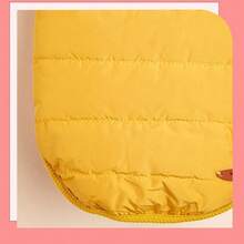 Einfarbige, warm gefütterte Hundjacke, windundurchlässiger Baumwoll-Katzen- und Hundmantel, geeignet für kleine bis mittlere Hunde und Katzen