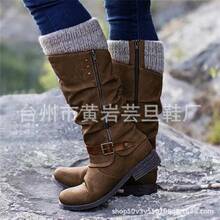 Women Mid-Calf Boots - Black - View 6
