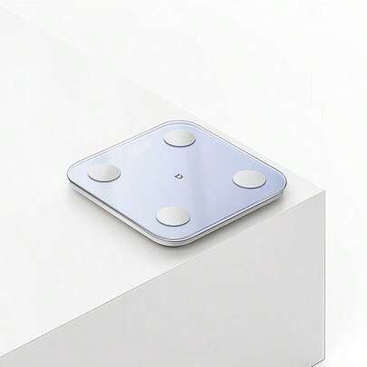 Xiaomi Cân đo mỡ cơ thể chuyên nghiệp S400: Trở kháng tần số kép cho độ tin cậy cao, quản lý sức khỏe lâu dài, thiết kế đế chống trượt, thích hợp sử dụng tại nhà, màu xanh nhạt.