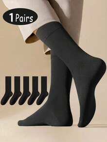 5 Pairs Men's Autumn/Winter Mid-Calf Socks, Black Sports Socks, Personalized Socks, Women's Mid-Calf Socks, Compression Socks, Sports Socks, Hiking Socks, Yoga Socks, Running Socks, Non-Slip Socks, Breathable Socks, Fitness Socks, Outdoor Socks, Socks, Holiday Socks, Wedding Party Socks, Family Matching Socks, Limited Edition Socks
