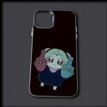 Custodia per telefono compatibile con Cyberpunk-Edgerunners per modelli 16, 15, 14, 13, 12, 11, Mini, Pro, MAX, in colore grigio opaco, antiurto e morbida, compatibile con i modelli 17, 17 Pro e 17 Pro Max