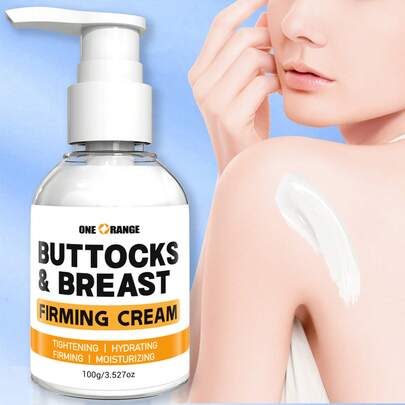 1 件 * 100 克 男士和女士身体曲线紧致霜 胸部和臀部紧致霜 - 保湿紧致按摩凝胶，含蜂蜜提取物和生姜油 - 所有肤质，紧致肌肤，身体塑形霜|舒缓身体霜|低过敏性霜