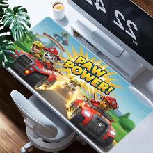 1pc  Large Mouse Pad - Anti- Rubber Desk Mat With Washable Surface, Vibrant Patrol Cartoon Character Design, Perfect For Gaming & Office Use, Ideal Gift For Fans, Kids & Family, Office & Gaming Desk Mat | Playful Cartoon Aesthetic