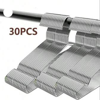 Perchas de acero inoxidable 304 de alta resistencia para una durabilidad máxima | Perchas de ropa antideslizantes de 3,5 mm | Organizador de armario con revestimiento antioxidante grueso para una gestión eficiente del espacio y una decoración del hogar elegante | Perfecto para cambios de armario estacionales y preparación para fiestas | Ideal para organizar abrigos, chaquetas y accesorios en cualquier armario o entrada | Mejora la organización de tu hogar con perchas de alta calidad para un uso duradero y una presentación elegante