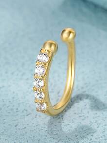 2/1pc Adjustable Fake Nose Ring, Piercing-Free Nose Hoop, Sexy Style Fashion Hip-Hop Accessory, Jewelry Lover's Choice, Gift For Birthday, Holiday, Christmas, New Year