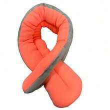 غطاء وسادة محمولة على شكل حرف U، وسادة سفر للرقبة والعمود الفقري، مناسبة للطائرة والقطار فائق السرعة والسيارة والدراجة، وقناع الرقبة