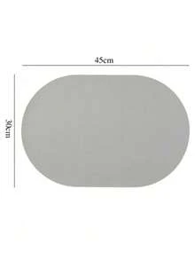 1/2 Peças Jogo Americano de Mesa Antiderrapante e Resistente ao Calor, Impermeável, Placemat de Cozinha e Jantar, Porta-copos de Couro Sintético, Suprimentos para Casa