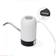 1pc USB Rechargeable Automatic Electric Water Pump, Compact & Precise, Easy Installation, Convenient & Practical, One-Key Operation, Blue Light Display, USB Charging, Can Pump About 6 Buckets Of 19L Bottled Water On One Full Charge - Multicolor - View 10