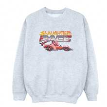 Disney Damen/Frauen Wreck It Ralph Slaughter Race Sweatshirt (Sports Grau) - Grau - Übersicht 2