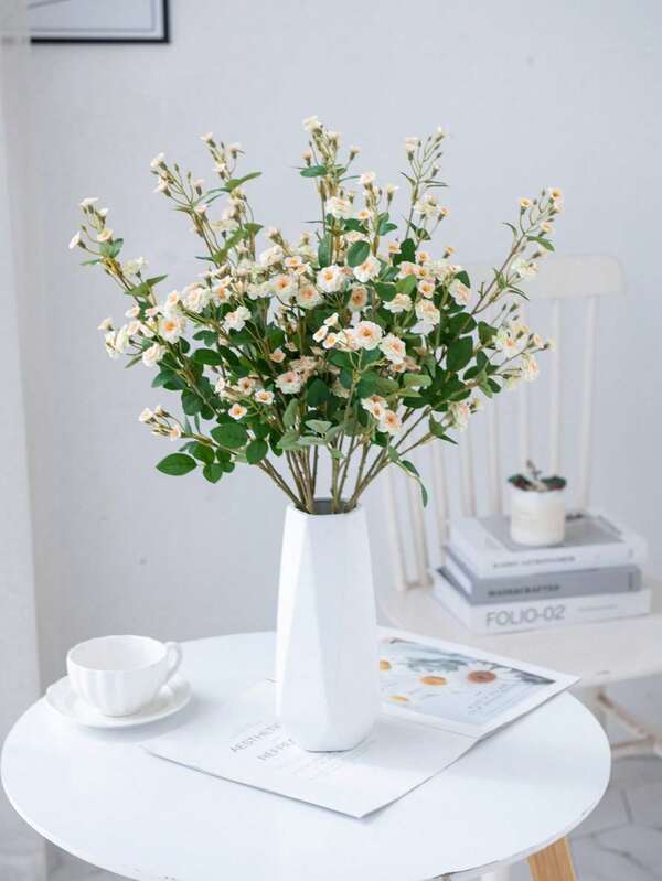 قطعة واحدة/قطعتان من الورود الاصطناعية، بطول 74 سم/29.1 بوصة، مع 26 زهرة، نباتات اصطناعية بلاستيكية، زهور اصطناعية، ديكور عيد الحب، يمكن إهداؤها للأم أو الحبيبة أو العشيقة، ديكور شتوي لحفلات الزفاف والمنزل والمطعم والغرفة والحديقة الخارجية، اكسسوارات حفلة عيد الميلاد