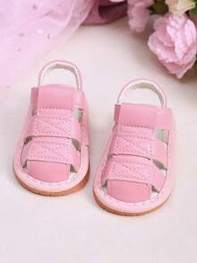 Yibubu Pink Infant Shoes,Infant Girl And Boys Sandals,Simple And Fashionable,Soft Sole Anti,Newborn Infant Shoes,First Walker