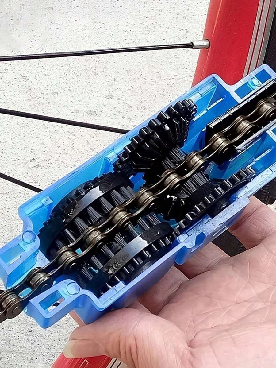 Portable Mountain Bike Chain Cleaner: Easily Clean Your Chain - Suitable For Cyclists And Mountain Bikers - Ideal For Outdoor Activities - Great Gift For Cycling Enthusiasts