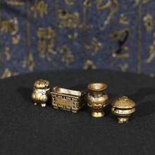 Mikrolandschaft Dekor Leuchtend im Dunkeln Faux Bronze Ornament, Harz DIY Handwerks-Accessoire für Miniatur-Garten, Puppenhaus, Schreibtisch, Auto, Fotografie, Geschenk (Weihnachten, Halloween)