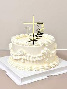 1 pièce Décorations en acrylique, Décorations de gâteau, Décorations de Première Communion et de Baptême, Pour Noël, Pâques, Anniversaire Chrétien, Décorations de Mariage Chrétien, Baptême, Cérémonie de Nomination, Décorations de Gâteau d'Eucharistie, Décorations de Table de Dessert, Décorations de Gâteau, Décorations de Cuisson, Décorations de Fête. - Modèle A - Voir 6