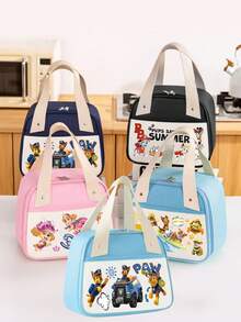 Paw Patrol Paw Patrol Themed Trapezoidal Insulated Bag, Thickened Aluminum Foil Lunch Box, Hand-Held Ice Pack, Office Worker Lunch Box, Pre-Opening Meal Pack, Thanksgiving, Christmas, Birthday Party Decoration Items, Small Gifts For Relatives And Friends At Parties And Gatherings Home Decor Christmas Decorations Room Decor