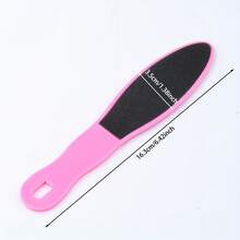 1 pieza Lima para pedicura, lima de doble cara para cutículas y raspador de talones - Adecuado tanto para hombres como para mujeres