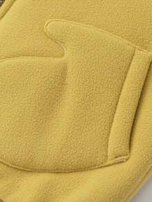 Balabala Giacca in pile per ragazzo BalaOne, Autunno/Inverno 2025, antistatica e calda, unisex - giallo medio - Visualizzare 7