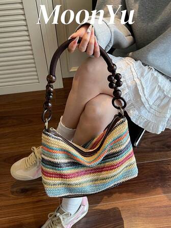 云朵形单肩包，时尚饺子款，天鹅绒材质