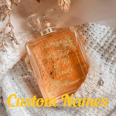 Mother Of Bride Custom Perfume Gift - Personalized Refillable Perfume Bottle For Mom, Ideal Keepsake On Wedding Day, Bridesmaid Favor, Personalized Perfume Bottle Gift For Mom - Custom Mom Refillable Perfume Bottle, Ideal Mother Of The Bride Gift, Thank You Gift Wedding Day, Mother Of Bride Custom Perfume Gift, Personalized Refillable Perfume Bottle For Mom