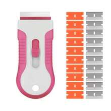 1 套清洁刮刀、玻璃刮刀工具，配有 5 个钢刀片和 5 个塑料额外刀片，用于去除烤箱和窗户上的贴纸、纸张、食物残渣、油污、油漆和胶水