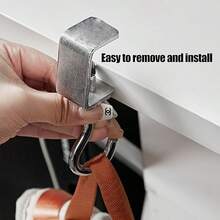 3 pezzi Ganci portatili per borsa da scrivania, ganci per borsa da studente in classe, ganci per cartella da scrivania, ganci laterali per scrivania, design antiscivolo, ganci rimovibili per scrivania, alta capacità di carico, forniture per scuola, casa e ufficio