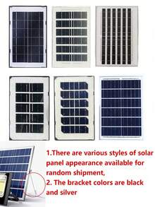 Outdoor Solar Lights, LED Solar Security Lights With Remote Control, Solar Powered, Auto On/Off Dusk To Dawn, Waterproof, Equivalent To LED Floodlight, Suitable For Yard, Patio, Garage, Garden - Black - View 9