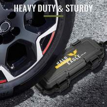 Caja humidificadora de viaje calva, portátil y pequeña con humidificador, hermética, a prueba de aplastamiento, impermeable, capaz de contener hasta 3-4 puros - 2 puros - Ver 4