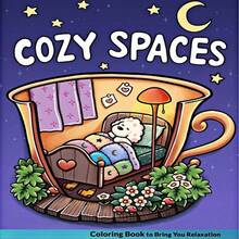 1 Peça Livro de Colorir Coco, Vivi, para Adultos e Adolescentes, Designs Ousados e Fáceis para Relaxamento com Inspirações Hygge, Apresentando um Design de Cor Vibrante com Personagens de Animais Fofos e Cenas Aconchegantes, Atividade de Pintura Divertida, O Padrão é Requintado e as Linhas são Claras, Livro de Pintura, De Volta às Aulas, Materiais Escolares, Desenho e Pintura, Halloween, Natal