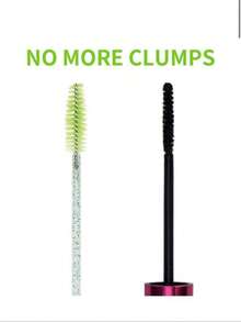 50/100 piezas Cepillo desechable de pestañas, varitas de rímel, juegos de brochas de maquillaje para extensiones de pestañas y cepillo de cejas con contenedor, cepillo de cejas, cepillo de sombra de ojos, spoolie, cepillo spoolie - Multicolor - Ver 7