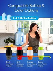 Brio - Bomba manual universal de agua potable - Plateado - Ver 2