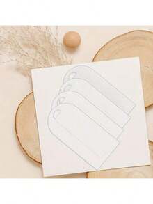 1/6/12/20pcs Blank Acrylic Name Tags For Wedding Place Cards, DIY Hanging Place Cards, Wedding Decorations