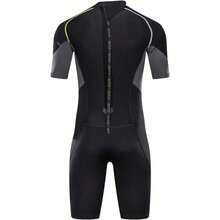 Men's Wetsuits 1.5/3mm Premium Neoprene Back Zip Shorty Dive Skin For SpearfishingSnorkeling Surfing Canoeing Scuba Diving Suits