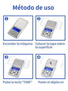 6 piezas Balanza Electrónica Dorada de Alta Precisión para Joyería, tapa extraíble, con función de conversión de unidad, báscula digital de joyas de 500g,0.01g, Balanzas Mini para Uso Doméstico con Escala en Gramos Precisa,báscula de bolsillo portátil g oz, pantalla LCD, báscula de alimentos, báscula de oro Con batería. - 6 piezas - Ver 6